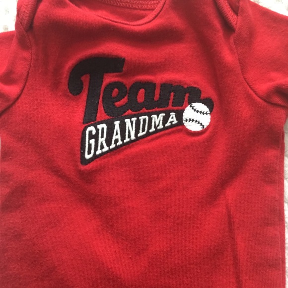 CARTER’S Team a Grandma ONESIE Size 3 month NWOT - Picture 3 of 4
